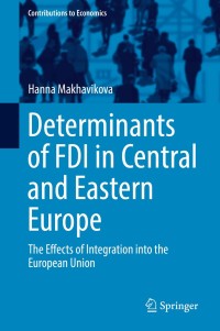 Imagen de portada: Determinants of FDI in Central and Eastern Europe 9783319918778