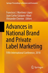 صورة الغلاف: Advances in National Brand and Private Label Marketing 9783319920832