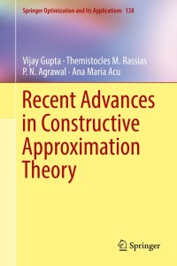 Cover image: Recent Advances in Constructive Approximation Theory 9783319921648