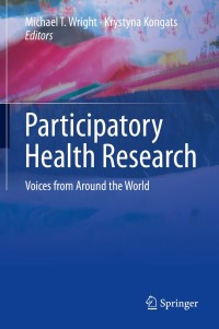 Cover image: Participatory Health Research 9783319921761