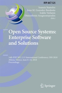 Titelbild: Open Source Systems: Enterprise Software and Solutions 9783319923741