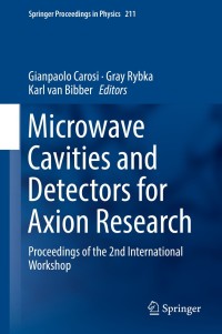 Imagen de portada: Microwave Cavities and Detectors for Axion Research 9783319927251