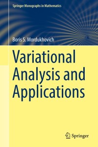 Cover image: Variational Analysis and Applications 9783319927732