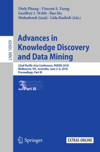 Immagine di copertina: Advances in Knowledge Discovery and Data Mining 9783319930398