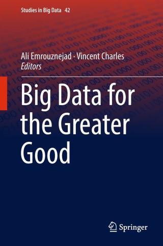 Cover image: Big Data for the Greater Good 9783319930602