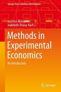 Imagen de portada: Methods in Experimental Economics 9783319933627