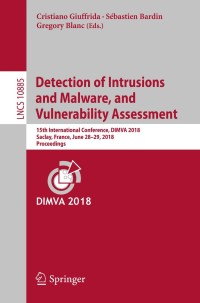 Imagen de portada: Detection of Intrusions and Malware, and Vulnerability Assessment 9783319934105