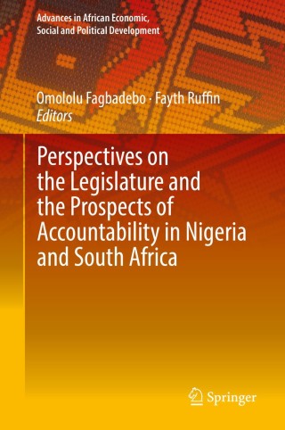 Cover image: Perspectives on the Legislature and the Prospects of Accountability in Nigeria and South Africa 9783319935089