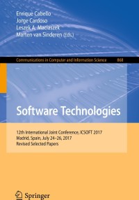 Imagen de portada: Software Technologies 9783319936406