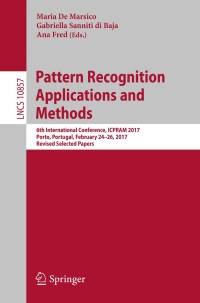 Imagen de portada: Pattern Recognition Applications and Methods 9783319936468