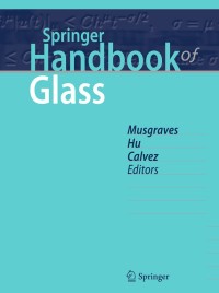 Cover image: Springer Handbook of Glass 9783319937267