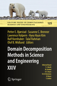 Imagen de portada: Domain Decomposition Methods in Science and Engineering XXIV 9783319938721
