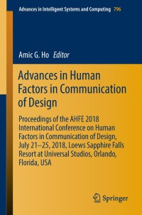 Omslagafbeelding: Advances in Human Factors in Communication of Design 9783319938875