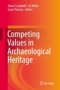 Titelbild: Competing Values in Archaeological Heritage 9783319941011