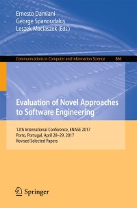 Cover image: Evaluation of Novel Approaches to Software Engineering 9783319941349