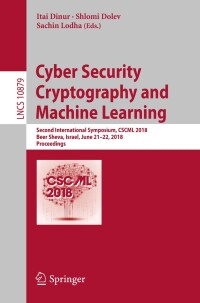 صورة الغلاف: Cyber Security Cryptography and Machine Learning 9783319941462