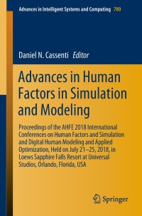 Cover image: Advances in Human Factors in Simulation and Modeling 9783319942223