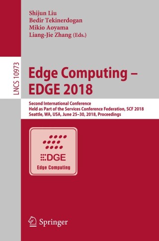 Cover image: Edge Computing – EDGE 2018 9783319943398