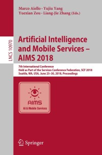 Cover image: Artificial Intelligence and Mobile Services – AIMS 2018 9783319943602