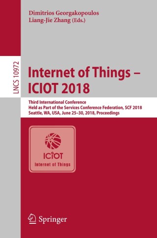 Titelbild: Internet of Things – ICIOT 2018 9783319943695