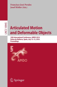 Imagen de portada: Articulated Motion and Deformable Objects 9783319945439