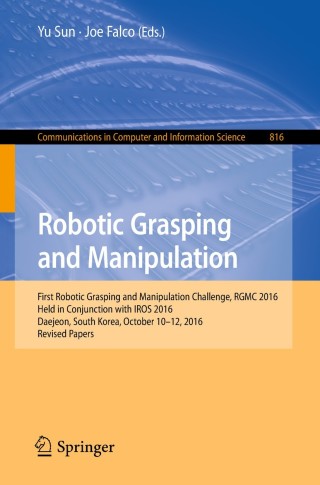 Imagen de portada: Robotic Grasping and Manipulation 9783319945675
