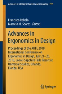 Cover image: Advances in Ergonomics in Design 9783319947051