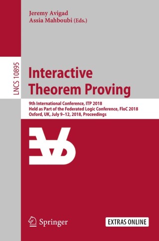 Imagen de portada: Interactive Theorem Proving 9783319948201