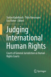 Cover image: Judging International Human Rights 9783319948478