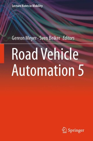 Cover image: Road Vehicle Automation 5 9783319948959