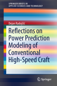 Cover image: Reflections on Power Prediction Modeling of Conventional High-Speed Craft 9783319948980