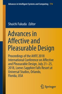 Cover image: Advances in Affective and Pleasurable Design 9783319949437