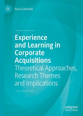 Immagine di copertina: Experience and Learning in Corporate Acquisitions 9783319949796