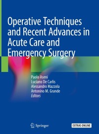 Titelbild: Operative Techniques and Recent Advances in Acute Care and Emergency Surgery 9783319951133