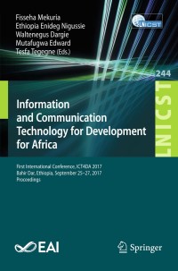 صورة الغلاف: Information and Communication Technology for Development for Africa 9783319951522