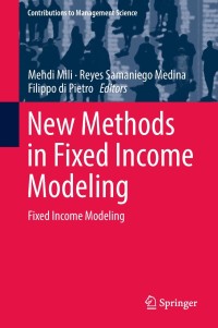 Imagen de portada: New Methods in Fixed Income Modeling 9783319952840