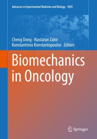 Cover image: Biomechanics in Oncology 9783319952932