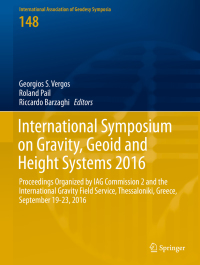 Cover image: International Symposium on Gravity, Geoid and Height Systems 2016 9783319953175