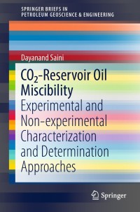 Cover image: CO2-Reservoir Oil Miscibility 9783319955452