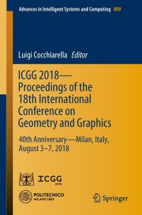Immagine di copertina: ICGG 2018 - Proceedings of the 18th International Conference on Geometry and Graphics 9783319955872