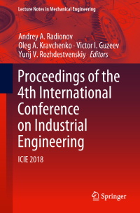 Imagen de portada: Proceedings of the 4th International Conference on Industrial Engineering 9783319956299