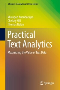 Cover image: Practical Text Analytics 9783319956626