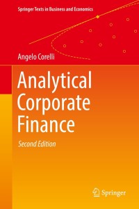 Cover image: Analytical Corporate Finance 2nd edition 9783319957616
