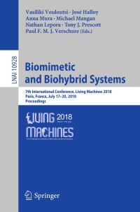 Cover image: Biomimetic and Biohybrid Systems 9783319959719
