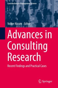 表紙画像: Advances in Consulting Research 9783319959986