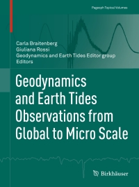 Imagen de portada: Geodynamics and Earth Tides Observations from Global to Micro Scale 9783319962764