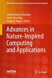 Cover image: Advances in Nature-Inspired Computing and Applications 9783319964508