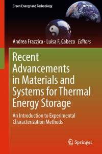 Cover image: Recent Advancements in Materials and Systems for Thermal Energy Storage 9783319966397