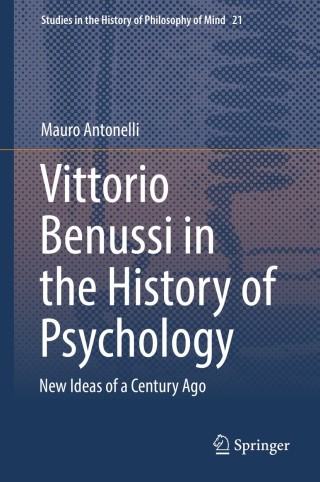 Cover image: Vittorio Benussi in the History of Psychology 9783319966823