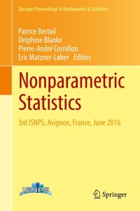 Cover image: Nonparametric Statistics 9783319969404